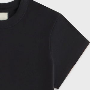 Haut tendance à col rond pour tous les jours, impression personnalisée, vêtements à marque privée, coupe ample pour plus de confort, couleur unie, service OEM, design TrendyFit - Product Image 4