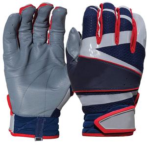 Gants de baseball et de softball en cuir de qualité professionnelle, personnalisés, avec fermeture à boucle et crochet ambidextre - Product Image 1