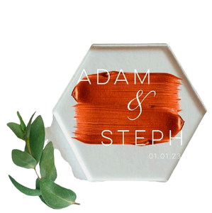 Napperons de table en acrylique transparent pour mariage Sous-verres Tendance Forme hexagonale Taille personnalisée Élégant et pratique - Product Image 1