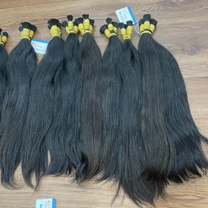 Los mejores productos, cabello a granel de un donante para bebés, 100% extensiones de cabello Remy vietnamita, sin químicos, sin desprendimiento, sin enredos, listo para enviar - Product Image 3