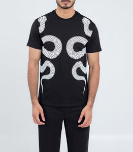 Alta calidad 100% algodón Color puro hombres nueva moda camiseta hombres algodón de gran tamaño para hombres - Product Image 5