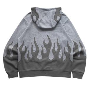 เสื้อฮู้ดสวมหัวผ้าฝ้าย100% พอดีตัวปกติของผู้ชายเสื้อมีโลโก้ด้านหน้าแบบกำหนดเองระบายอากาศได้ดีและเป็นมิตรกับสิ่งแวดล้อม - Product Image 4