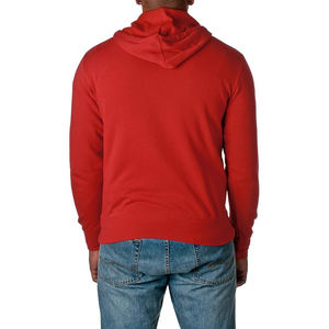 Sudadera con capucha personalizada 100% algodón Fleece Distress con cremallera completa para hombre - Product Image 2