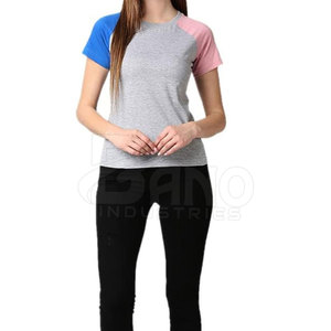 Camisetas de mujer de alta calidad, ropa informal transpirable ligera de lona de verano, multicolor 100% algodón - Product Image 5