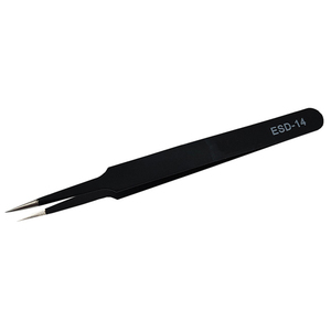 Pince à épiler à pointe droite en acier inoxydable durable pour l'extension des cils - Product Image 5