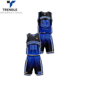 Maillots de basket-ball personnalisés, ensembles uniformes, noms et numéros imprimés, logos d'équipe, hommes, femmes, entraînement, jeux, tournois, antibactérien 100% - Product Image 4