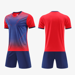 ชุดเสื้อฟุตบอลสีฟ้าสีเหลืองระเหิดชุด2024กำหนดได้เอง