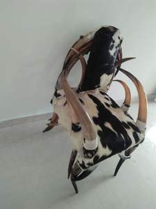 Silla Cómoda Silla de Cuerno de Buey Designable y Antic Strong Natural Pulido Vaca Cuerno de Buey Silla India - Product Image 2