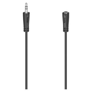 Cable de Extensión de Audio Jack 3.5 Negro de 5m Modelo 00205121 - Product Image 1
