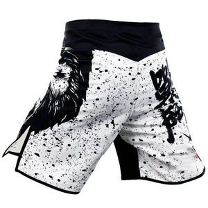 Pantalones Cortos MMA Personalizados Ligeros de Color Liso Teñido para Hombre, Transpirables, de Secado Rápido, Cintura Elástica, Último Diseño, Ropa Deportiva Informal al por Mayor - Product Image 2