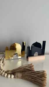 <b>Ramadan</b> <b>Mubarak</b> Acrylic Plaque Metal Stand Eid Decoration Tabletop Ornament Islamic Arabic Calligraphy Home Party <b>Gift</b> Accessory - Product Image 6