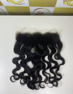 Oreille à oreille frontale HD dentelle transparente prix de gros de haute qualité vierge vietnamien HD noeud invisible tendance cheveux humains - Product Image 5