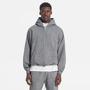 เสื้อกันหนาวผ้าฝ้ายมีฮู้ด460 GSM เฮฟวีเวตเสื้อกันหนาวผ้านุ่มปรับแต่งได้ - Product Image 3