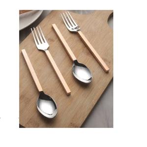 Large Marketing Unique Design Spoon Fork Set Cutlery Dinner Table Utensils <b>Tabletop</b> Appliance Flatware Set - Product Image 3