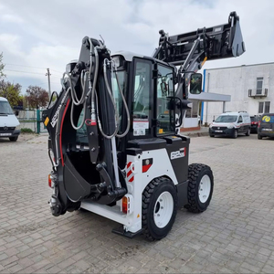 Livraison gratuite Chargeuse-pelleteuse Hidromek 62SS à vendre Chargeuse-pelleteuse sur roues Approuvée CE EPA Avec chargeur frontal Accessoire de chargeuse-pelleteuse - Product Image 5