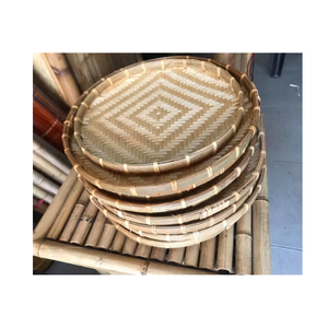 Panier de vannage en bambou fabriqué à la main vietnamien décoration écologique - Product Image 1