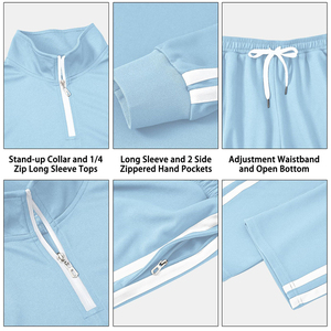 Conjunto Deportivo STAR LINE APPAREL para Hombre, Ecológico, Ligero, Transpirable, de Secado Rápido, Resistente al Viento, Informal, para Otoño - Product Image 4