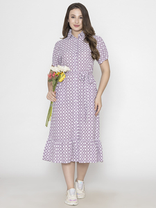 Venta caliente mejor desgaste indio Lila bordado vestido secuencia bordado trabajo vestido conjunto para niñas a precio al por mayor - Product Image 6
