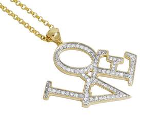 Nouveau à la mode S925 argent avec pendentif en forme de coeur diamant Moissanite bijoux glacés pour cadeau de la Saint-Valentin - Product Image 2