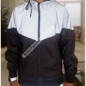 New Custom Reflective Windbreaker <b>Jackets</b> wholesale Reflective Windbreaker Custom <b>Jacket</b> professional Reflective Workwear <b>Jacket</b> - Product Image 2