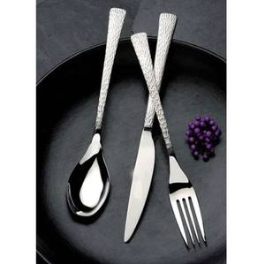 Ensemble de couverts en acier inoxydable de style vintage de luxe de qualité royale parfait pour les hôtels de mariages et les repas de tous les jours faits à la main - Product Image 4