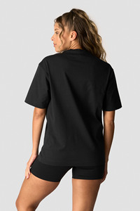 Nouveau design de t-shirts Boxy fit à épaules tombantes pour femmes, vêtements de sport d'été respirants de bleu acier, hauts de fitness, fabricant en gros - Product Image 2