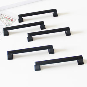 Tiradores de Lujo de Aleación de Zinc para Muebles, Manijas Negras para Gabinetes, Cajones, Baños, Cómodas y Puertas de Armarios - Product Image 4