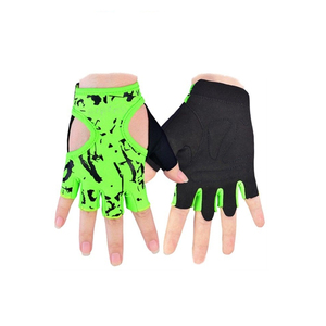 Guantes de levantamiento de pesas acolchados profesionales malla transpirable antideslizante Palma muñequeras ajustables para entrenamiento de gimnasio - Product Image 1