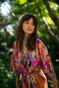 ชุดคลุมผ้าไหมซาตินหรูหราสำหรับผู้หญิงชุดเพื่อนเจ้าสาวชุดยาวหรูหราชุดแมกซี่ขนาดใหญ่ชุดราตรีสีเขียวมรกต - Product Image 4