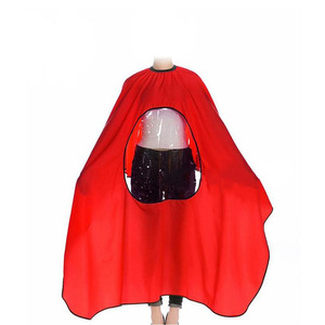 Cape de Coiffure Personnalisable pour Salon de Barbier – Logo sur Mesure, Écologique, Résistante à l'Eau, en Nylon et Polyester - Product Image 1