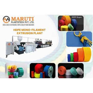 HDPE Monofilament Extrusion Plant MP/EX-GF-MONO-90 280 Kg/Hr Capacity for <b>Net</b> <b>Wire</b> & Film - Product Image 4