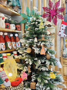 Décorations en rotin de vacances de noël ornements en rotin intérieurs et extérieurs pour la collection de décoration de festival de noël à la maison - Product Image 3