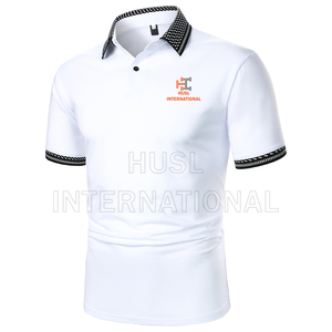 เสื้อยืดผู้ชายผ้าถักเนื้อแน่น พิมพ์ลายดิจิทัล 100% ผ้าฝ้าย โรงงาน OEM คุณภาพสูง แฟชั่นฤดูร้อน คอตั้ง แห้งเร็ว - Product Image 2