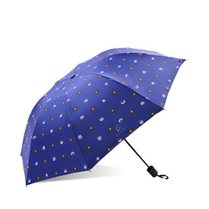 Ombrello Pieghevole Minimalista 5 Volte in Nylon Rinforzato, Parasole da Viaggio Pieghevole in Tre Sezioni, Design Tascabile Salvaspazio - Product Image 1