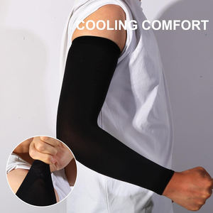 Mangas de brazo de ciclismo flexibles baratas al por mayor protección UV transpirable secado rápido material de poliéster unisex logotipo personalizado Pakistán - Product Image 6