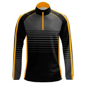 Haut de pull à demi-fermeture éclair en polyester respirant en jersey imprimé à manches longues GAA personnalisé pour hommes - Product Image 3