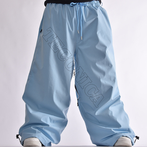 กางเกงเล่นสกีสำหรับผู้ชายกางเกงเล่นสกีทรงหลวมกันน้ำสไตล์ฟรีสไตล์สำหรับฤดูหนาว - Product Image 4