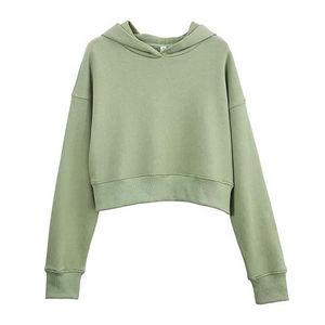 Ropa de Mujer Transpirable de Moda, Servicio OEM, Diseño Personalizado, Sudaderas con Capucha, Tops Cortos de Tallas Grandes - Product Image 6