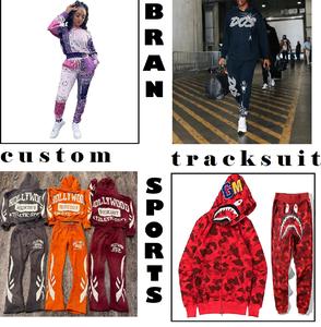 Survêtement de football pour hommes en gros séchage rapide 100% veste en coton équipement de jogging d'hiver à fermeture éclair en grande taille imprimé - Product Image 6