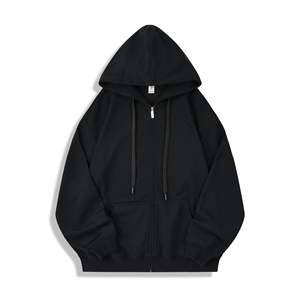 Sweat-shirts à capuche surdimensionnés en molleton français avec broderie de patch vintage personnalisée - Product Image 4