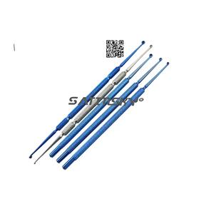 Instruments ophtalmiques manuels en alliage de titane de taille standard pour les kystes des glandes tarsales et la curette des chalazions - Certifié CE - Product Image 4