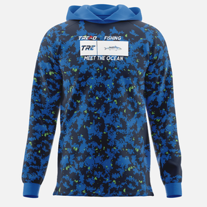 Conception personnalisée, couleur unie personnalisable, taille personnalisée, polyester/coton, impression numérique, séchage rapide, protection solaire UPF 50, capuche de pêche - Product Image 3