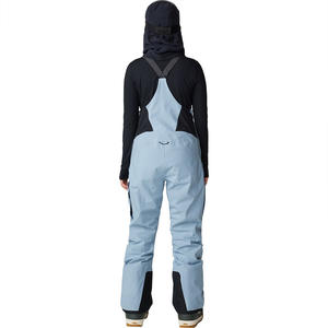 Baberos de esquí para mujer Pantalones de nieve aislados personalizados con tela impermeable para esquiar y hacer snowboard OEM ODM Etiqueta privada - Product Image 5