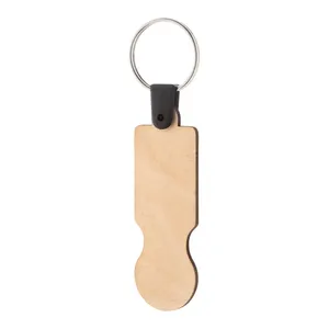 Portachiavi Eco ColoCart, Gadget Ecologici Realizzati in Legno Sostenibile - Product Image 3