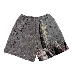 Custom Men'S 2 In 1 Mesh <b>Liner</b> Summer Beach <b>Shorts</b> Three-Quarter Quick Dry Printed Color Loose Thin <b>Swimming</b> <b>Shorts</b> - Product Image 4