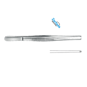 Fórceps de tejido de acero inoxidable de alta calidad 1x2 dientes delgados 14,5 cm/5,5 "fabricante de instrumentos quirúrgicos - Product Image 2