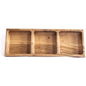 Plateau en bois personnalisé de haute qualité Plateau de service en bois d'acacia naturel écologique multi-cloison pour les fêtes de cuisine - Product Image 1
