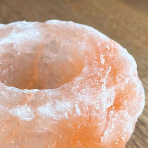 Fully Custom Made Size Himalayan Salt <b>Candle</b> Holder Premium Quality Natural <b>Pink</b> Salt Himalayan Salt <b>Candle</b> Holders - Product Image 6