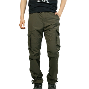 Vêtements décontractés multi-poches de qualité supérieure à la mode Pantalons cargo convertibles pour hommes Pantalons cargo slim personnalisés pour hommes - Product Image 4