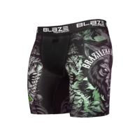 Blaze celana pendek kompresi, celana pendek ketat untuk olahraga Lari, Gym, kaus olahraga, celana lari, kimono, jitsu